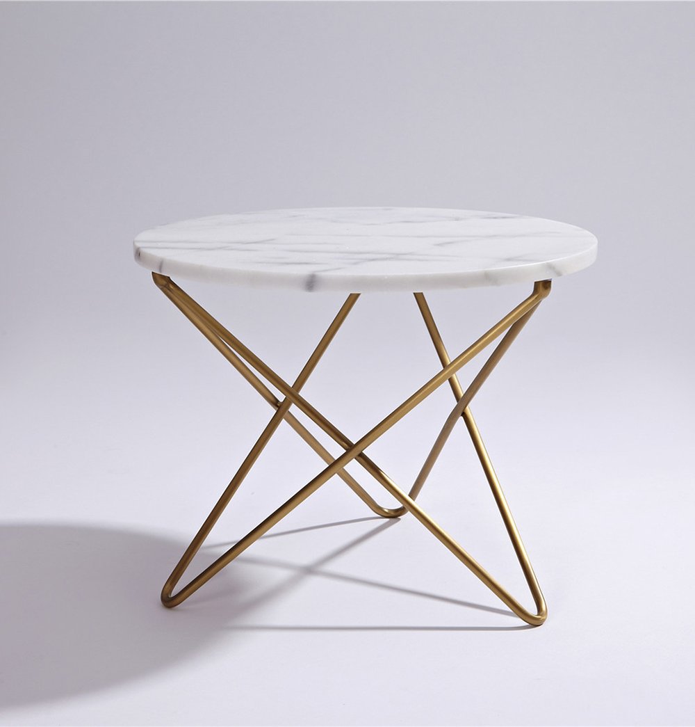 Manon Marble Top Side Table