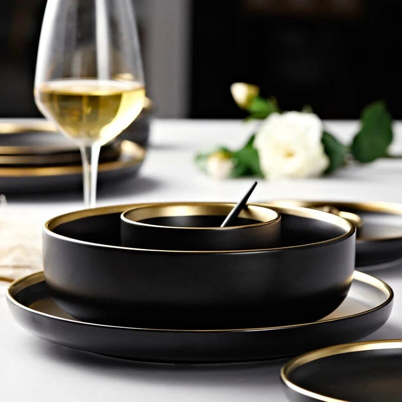 Legacy Black Luxury Dinnerware Set
