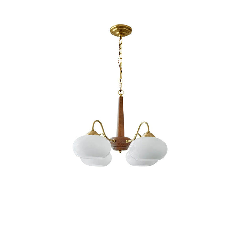 WOMO Retro Milk Glass Chandelier-WM2303