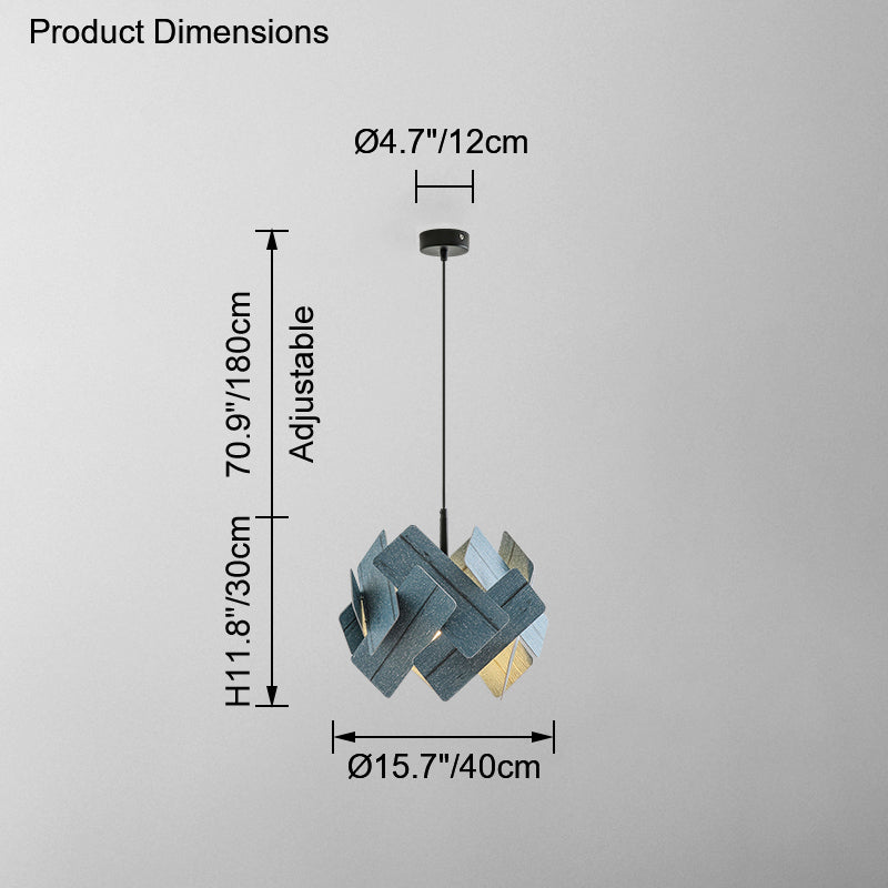 WOMO Sculptural Pendant Light-WM2326