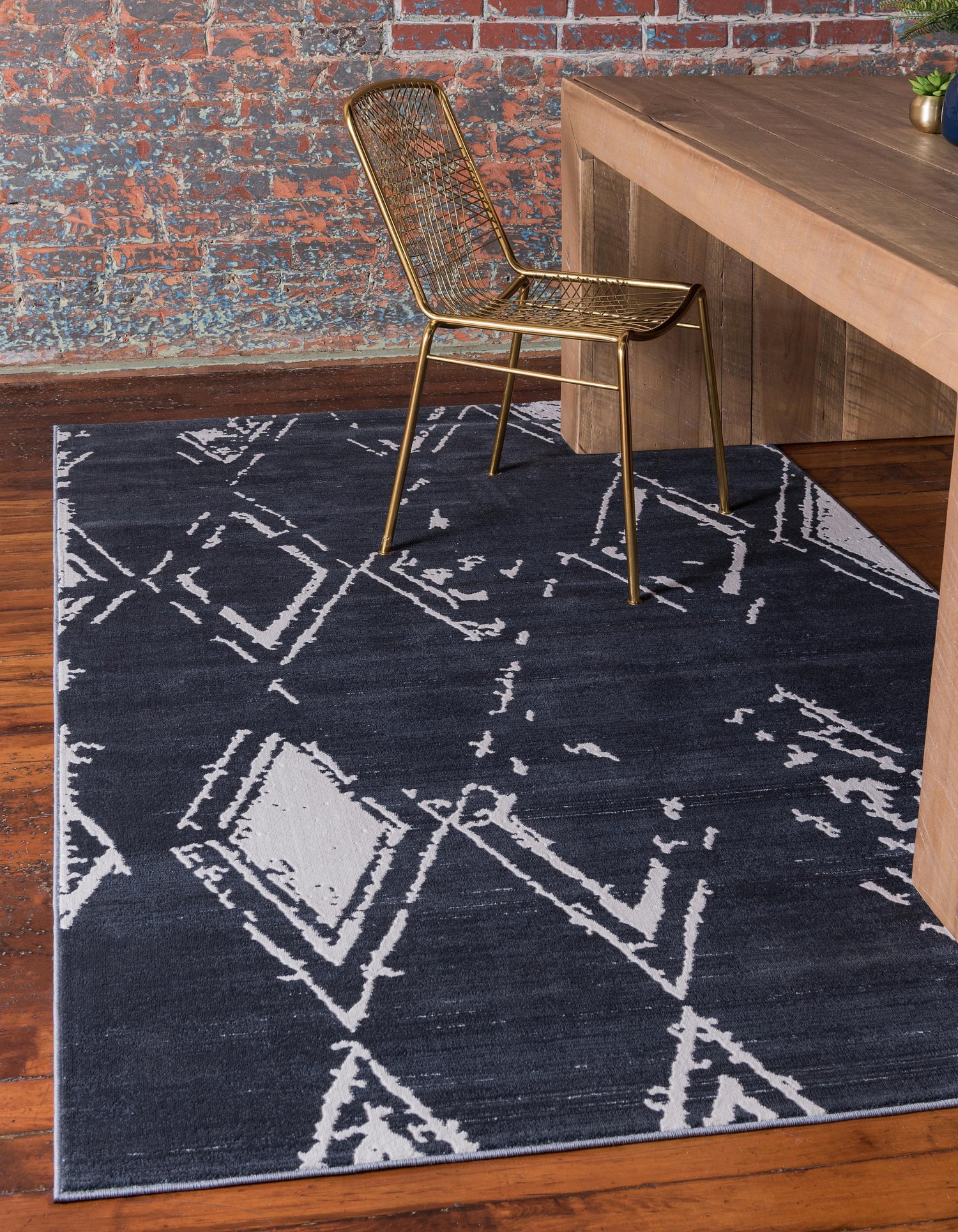 Jakobe - Faded Diamond Pattern Area Rug - Nordic Side - feed-cl0-over-80-dollars, unique-loom, us-only, us-ship
