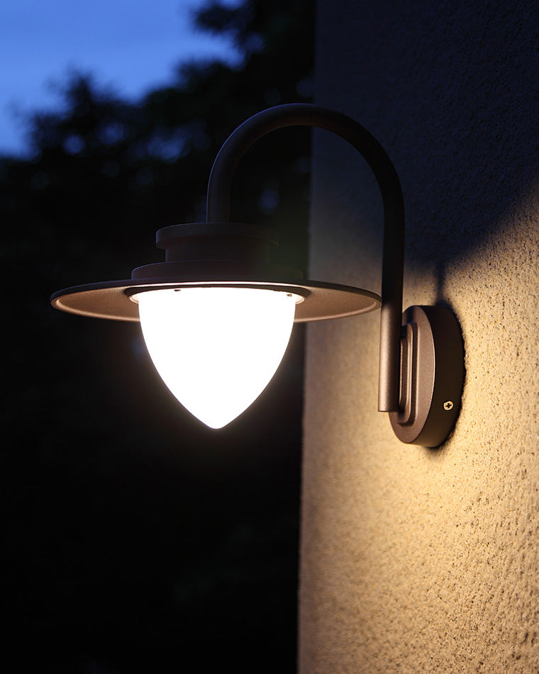 WOMO Gooseneck Outdoor Wall Light-WM9153