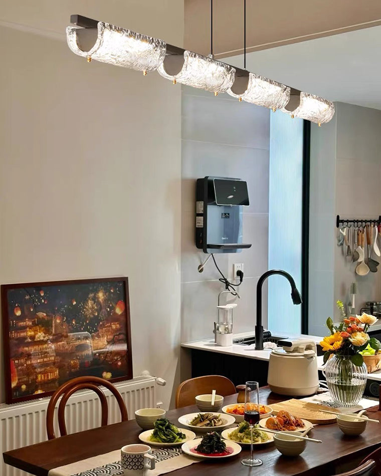 WOMO Oil Rubbed Bronze Linear Pendant Light-WM2331