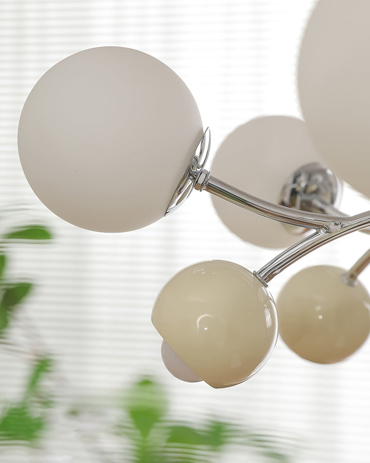 WOMO Space Age Glass Globe Chandelier-WM2290