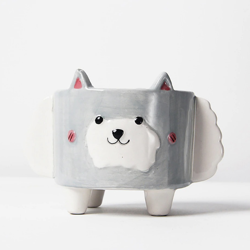 HomeQuill‚Ñ¢ Miniature Animal Succulent Pots - Nordic Side - 