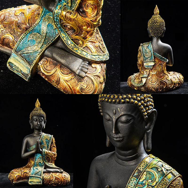 HomeQuill‚Ñ¢ Handmade Buddha Figurine - Nordic Side - 