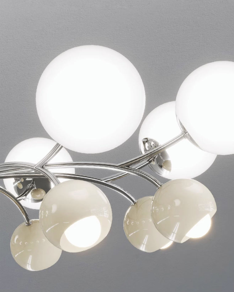 WOMO Space Age Glass Globe Chandelier-WM2290