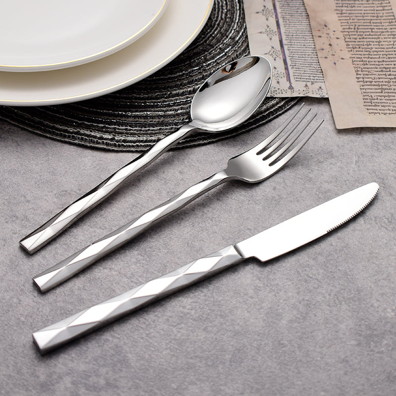 Svelte Silver Luxury Cutlery Set