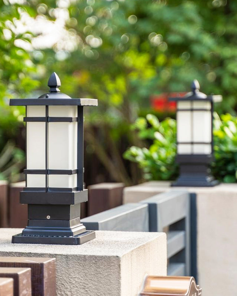 WOMO Square Outdoor Pillar Light-WM9063
