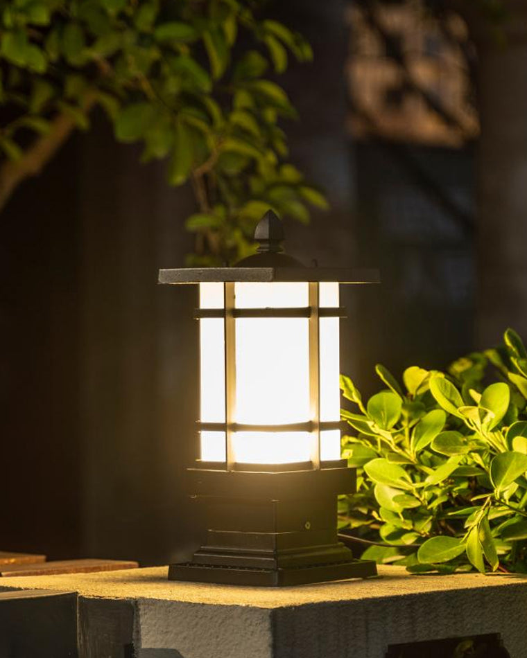 WOMO Square Outdoor Pillar Light-WM9063