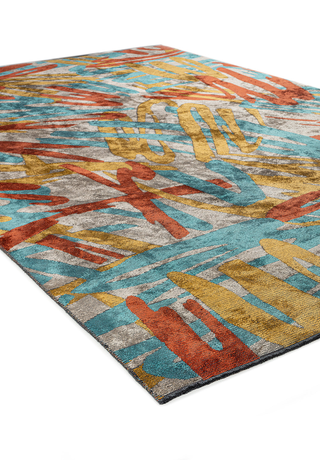 Carnival Dark Terra - Turquoise Rug