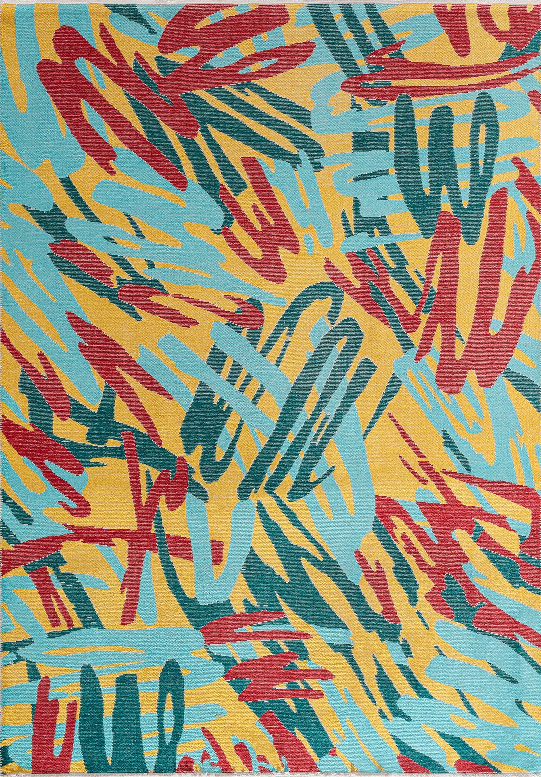 Carnival Red - Turquoise Rug