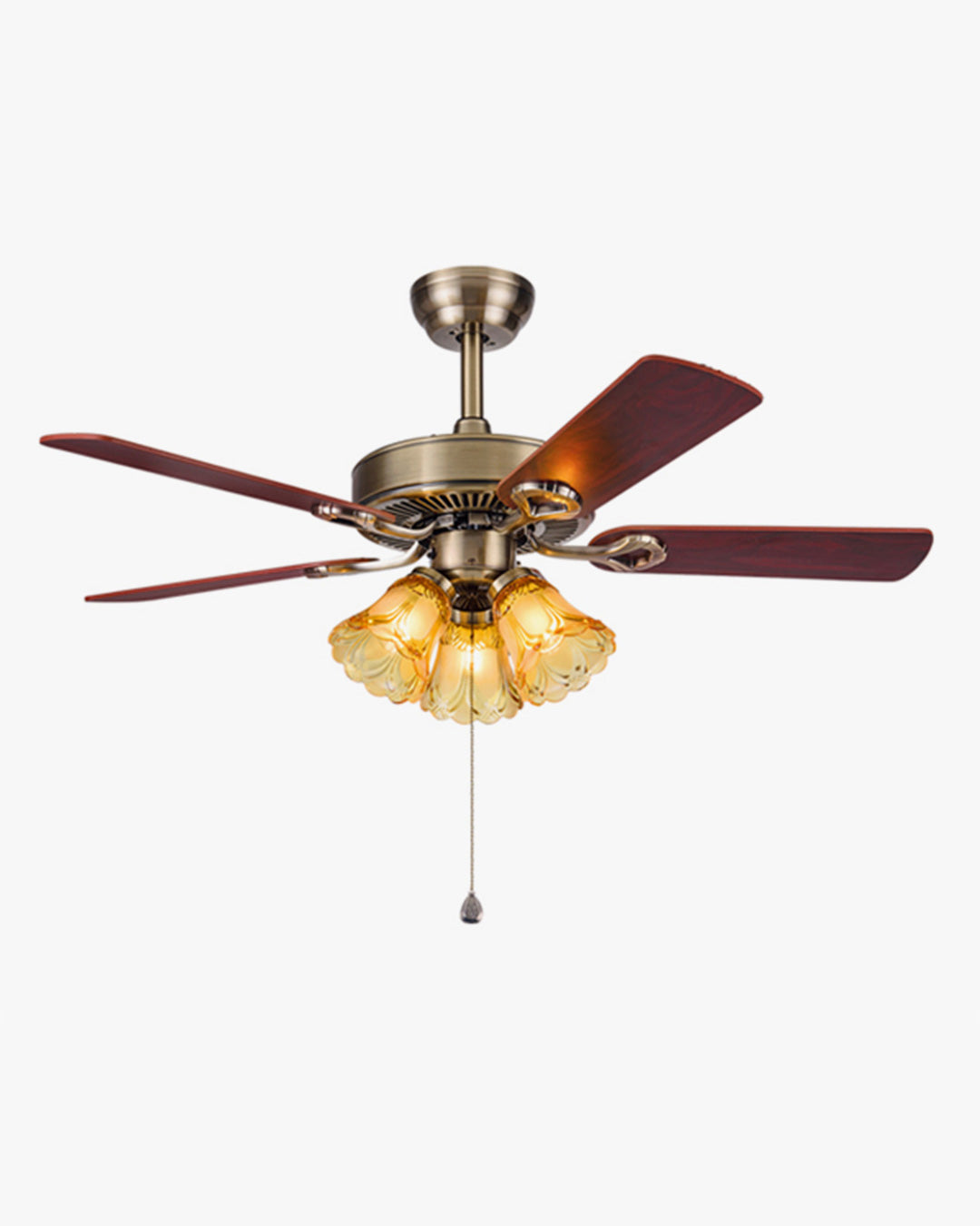 WOMO Vintage Ceiling Fan Chandelier-WM5018