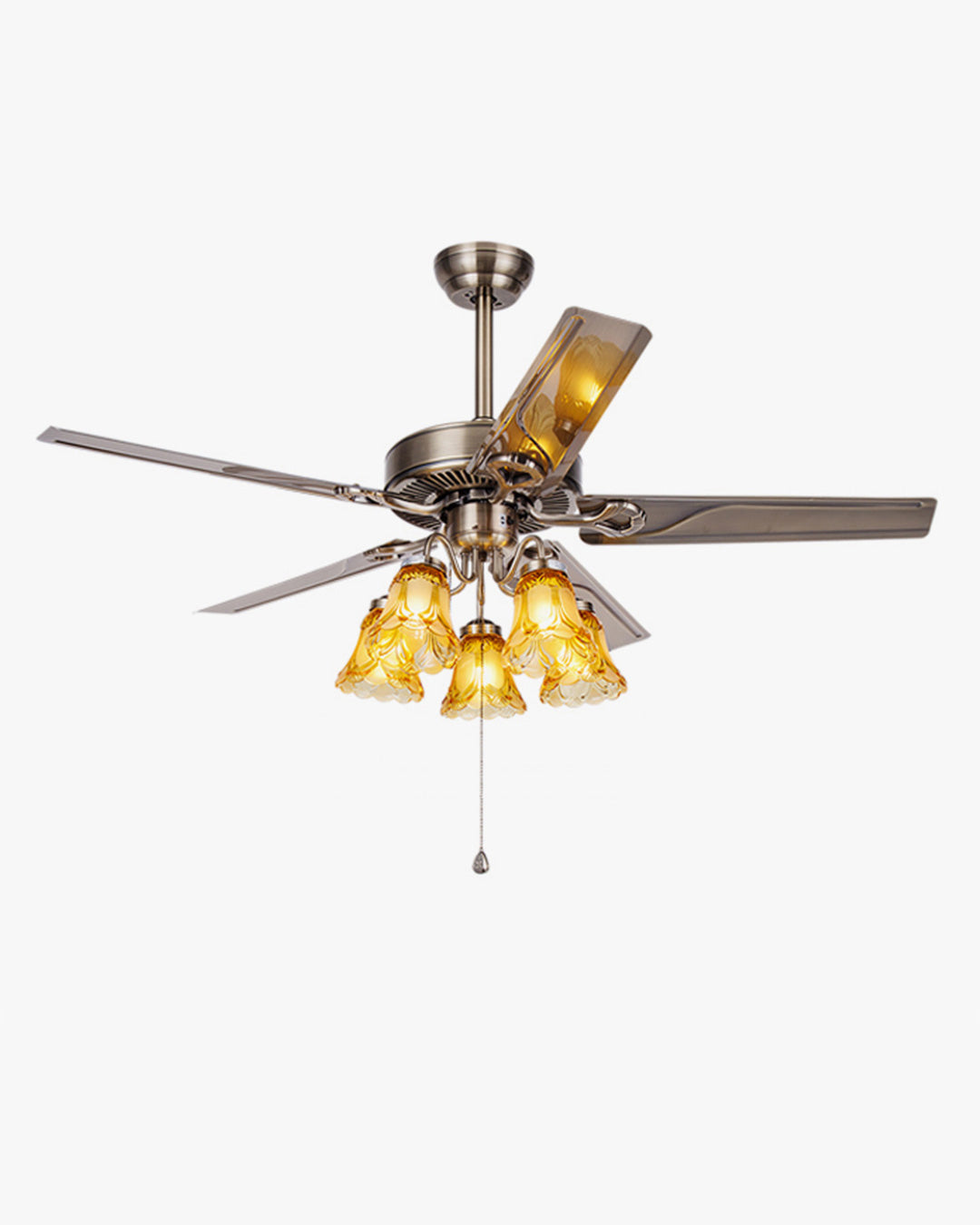 WOMO Vintage Ceiling Fan Chandelier-WM5018