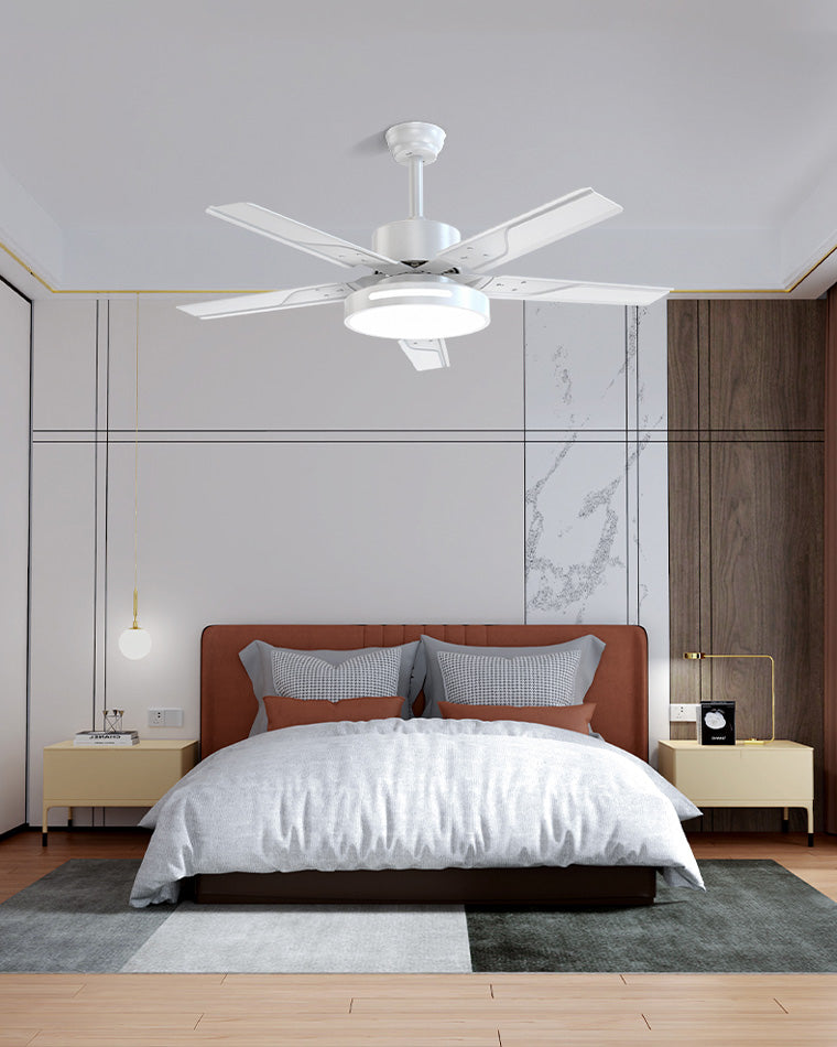 WOMO Industrial Metal Ceiling Fan Lamp-WM5019