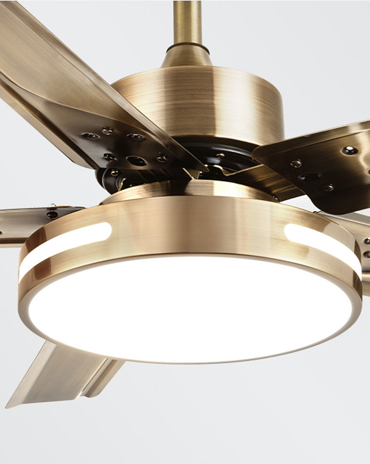 WOMO Industrial Metal Ceiling Fan Lamp-WM5019