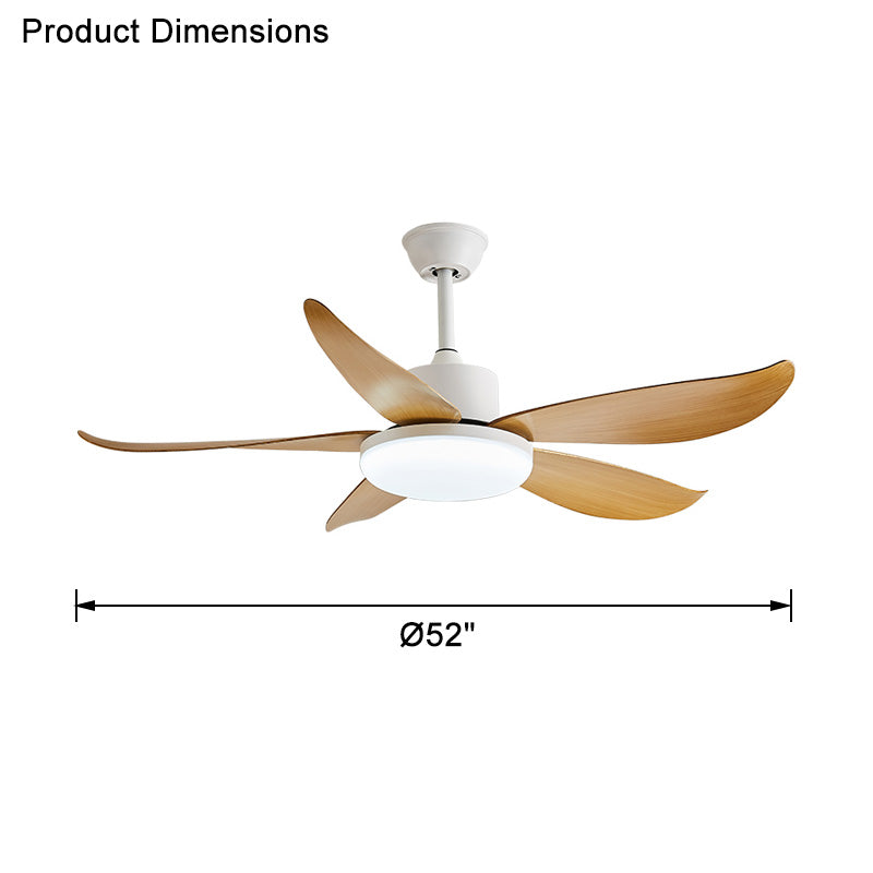 WOMO 5 blade Modern Ceiling Fan Lamp-WM5049