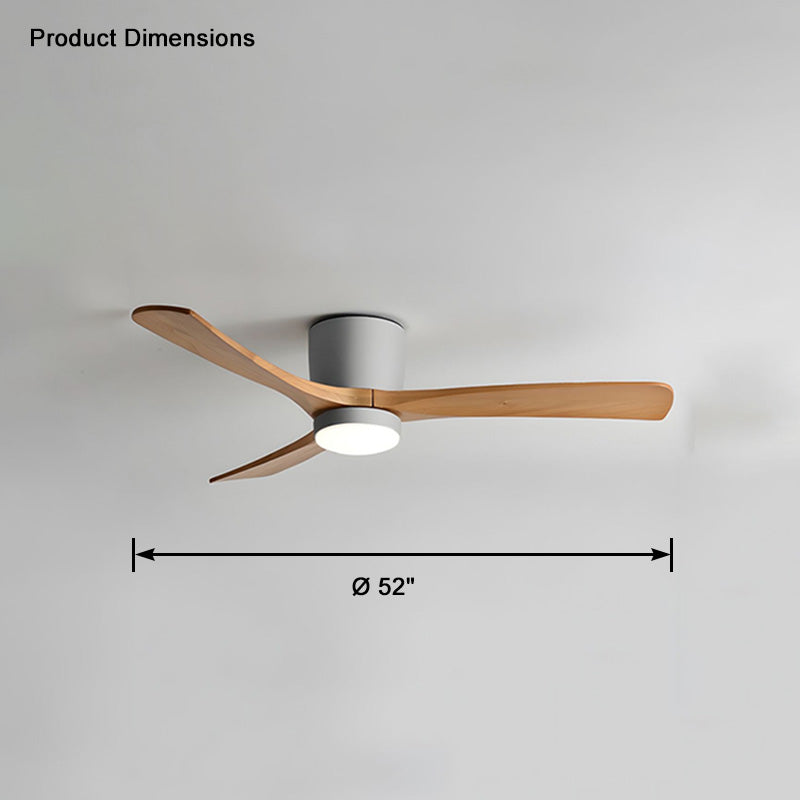 WOMO Large Low Profile Ceiling Fan Lamp-WM5051