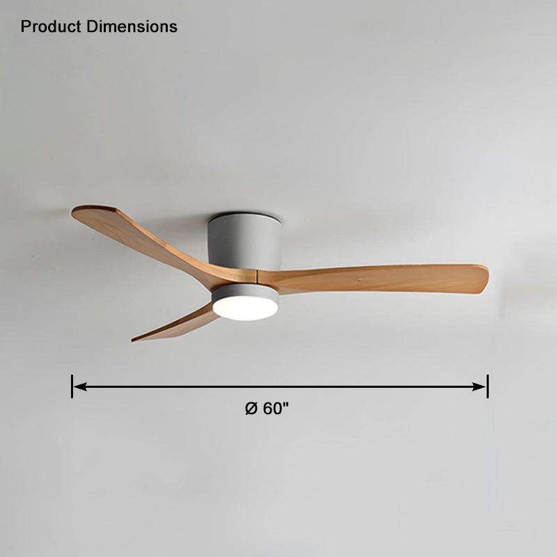 WOMO Large Low Profile Ceiling Fan Lamp-WM5051