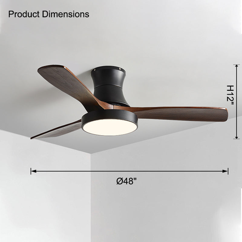 WOMO Low Profile Ceiling Fan Lamp-WM5124