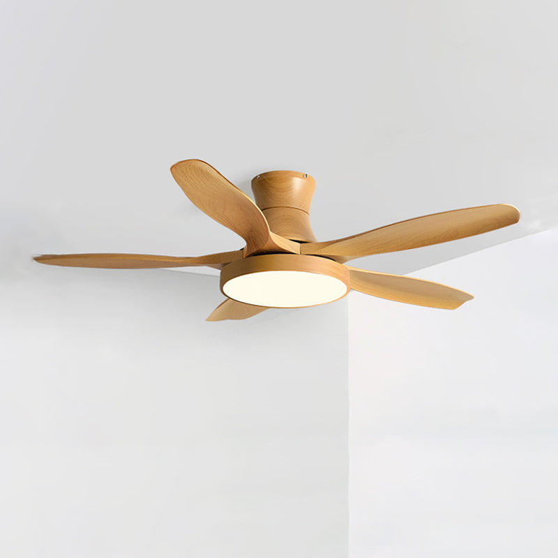 WOMO Scandi Large Flush Mount Ceiling Fan Lamp-WM5130