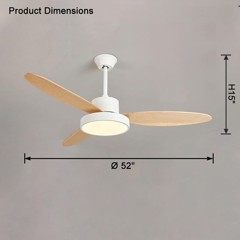 WOMO  3 Blade Ceiling Fan Lamp-WM5132