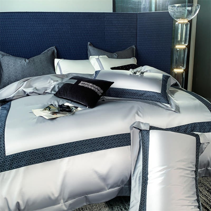 Sablier Silver Luxury Bedding Set