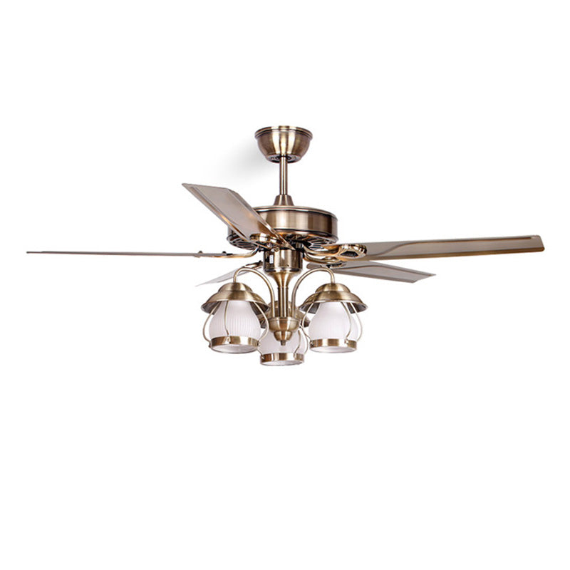WOMO 52" Vintage Ceiling Fan Chandelier-WM5031