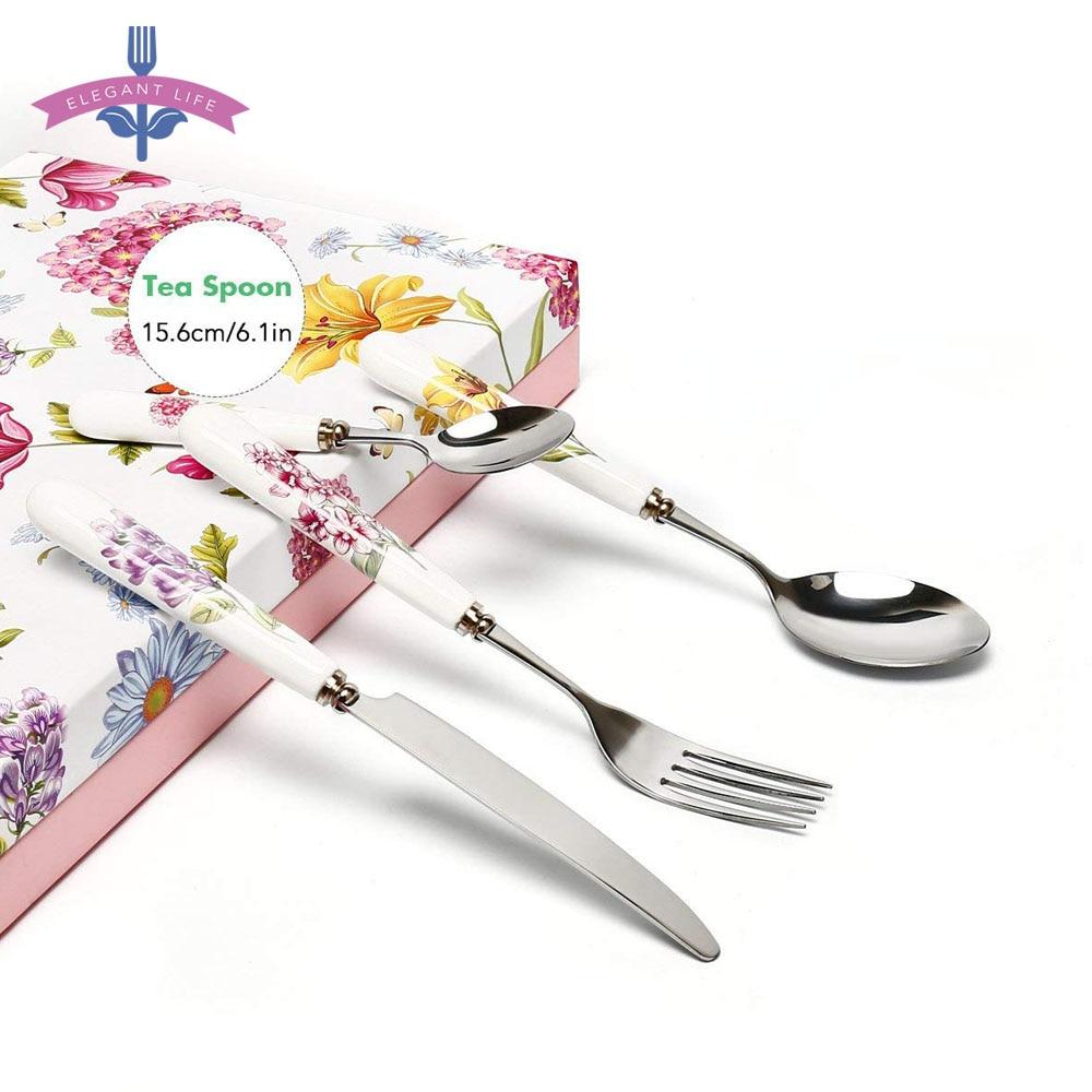 Floral Elegant Floral Flatware Set
