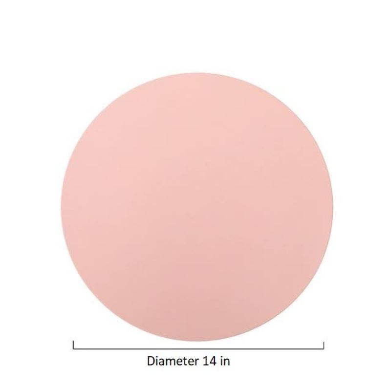 Basic Faux Leather Placemat Set