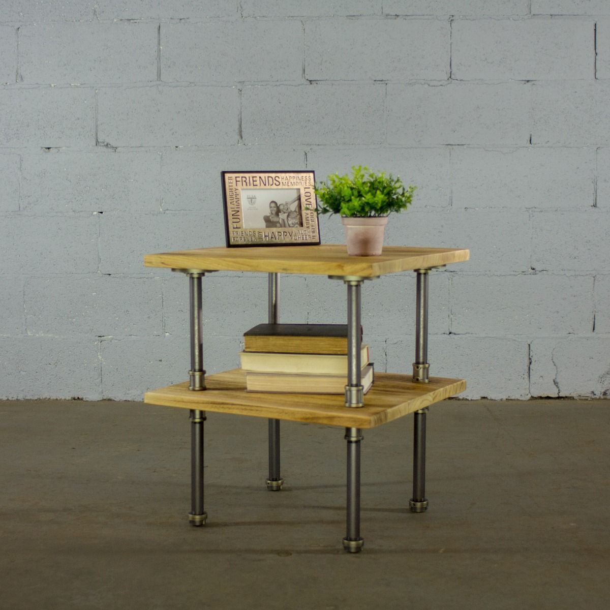 Modern Two Shelf Bedside Table - Nordic Side - 10-17, feed-cl0-over-80-dollars, furniture-pipeline, furniture-tag, US