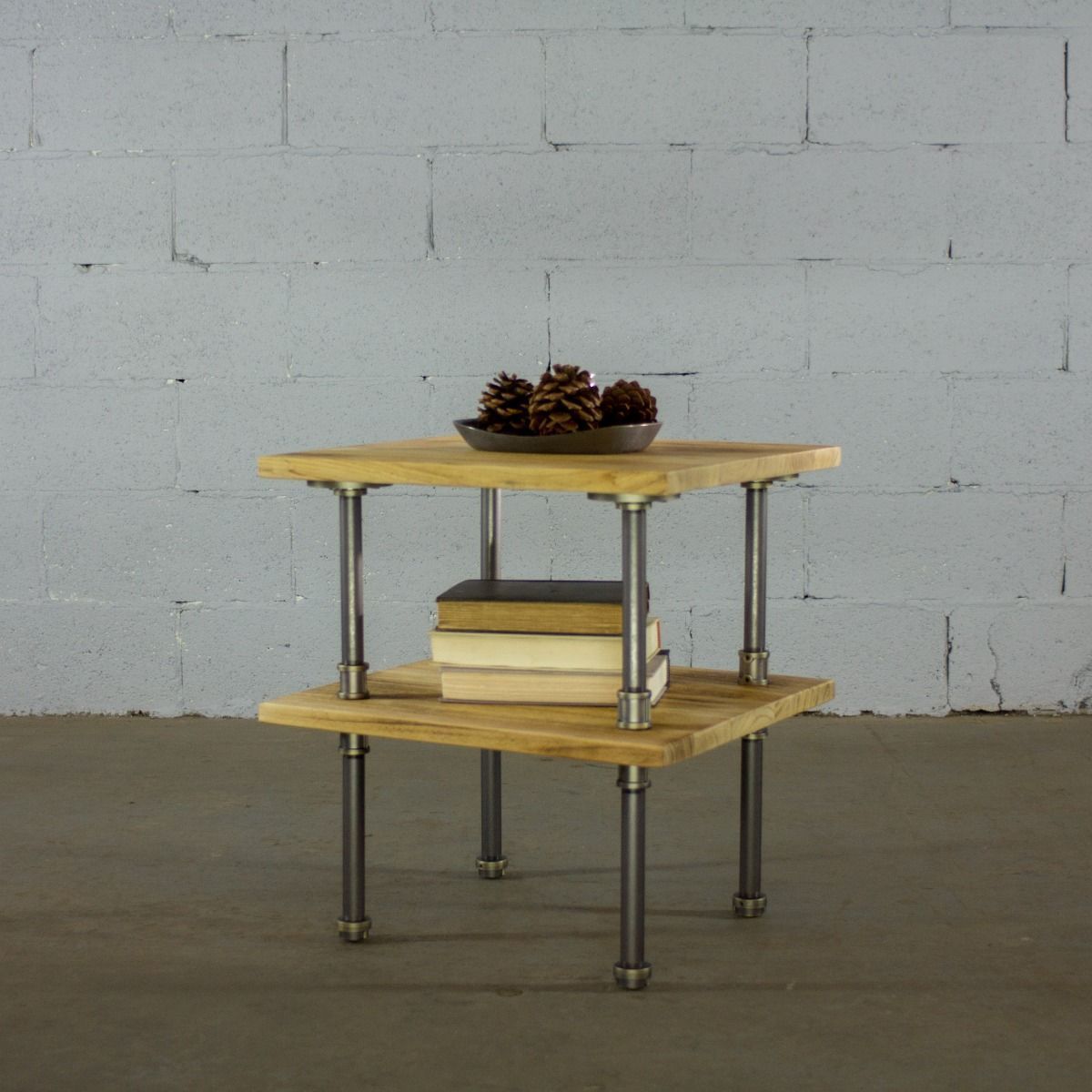 Modern Two Shelf Bedside Table - Nordic Side - 10-17, feed-cl0-over-80-dollars, furniture-pipeline, furniture-tag, US