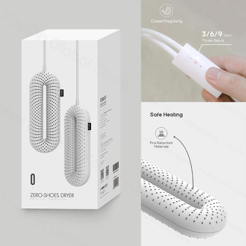 HomeQuill‚Ñ¢ Portable Soothing Shoe Dryer - Nordic Side - 