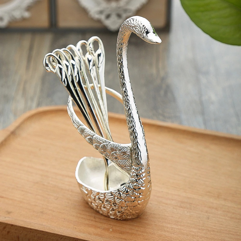 Klastiva‚Ñ¢ Classic Swan Dessert Tableware Set - Nordic Side - 