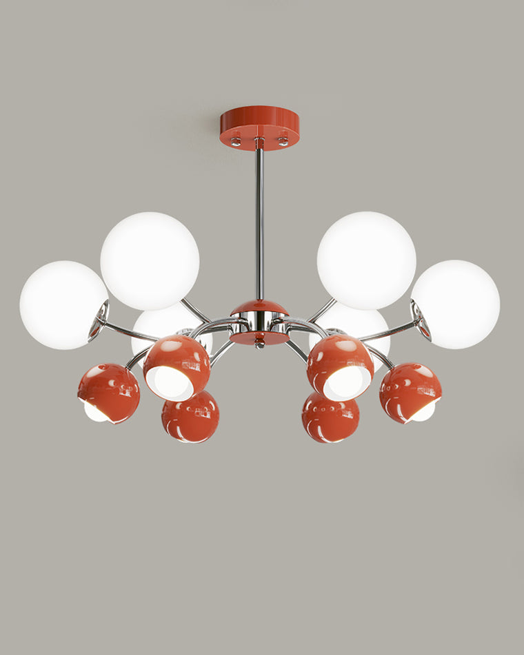 WOMO Space Age Glass Globe Chandelier-WM2290