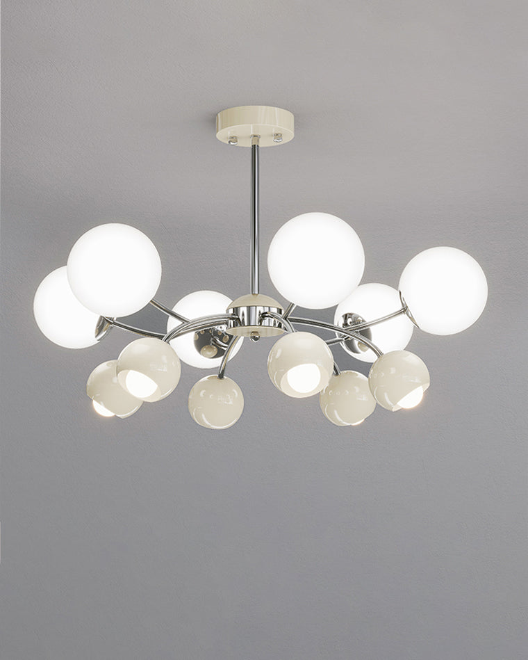 WOMO Space Age Glass Globe Chandelier-WM2290