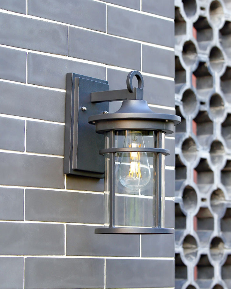 WOMO Cylinder Outdoor Wall Lantern-WM9155