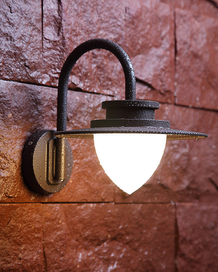 WOMO Gooseneck Outdoor Wall Light-WM9153