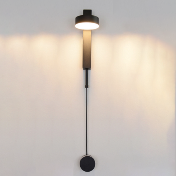 Emelie - Gold Wall Lamp with Dimmer Switch