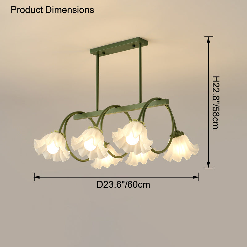 WOMO Lily Linear Chandelier-WM2283