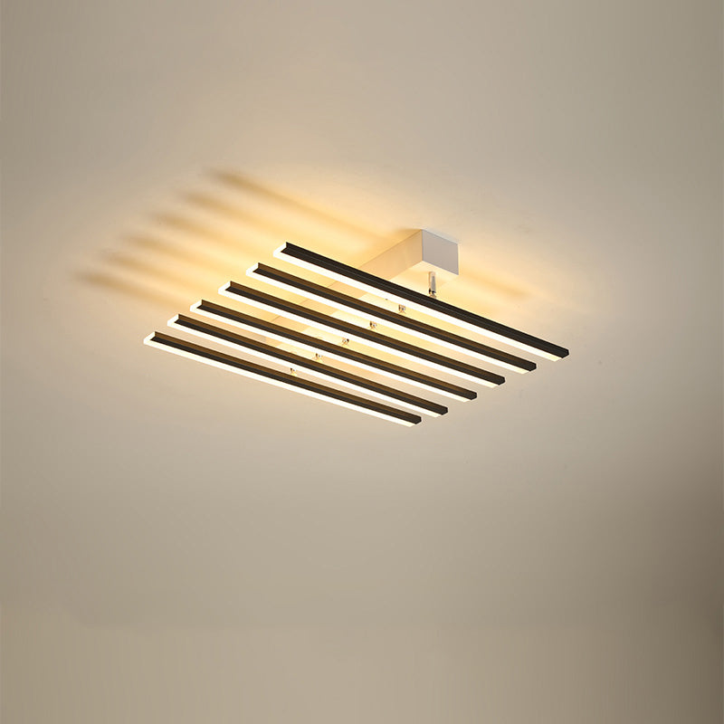 WOMO Dimmable Custom Square Bar Ceiling Light with Remote-WM1106