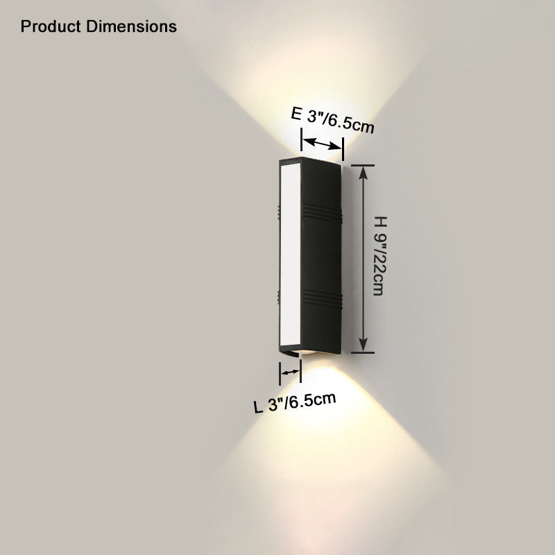 WOMO Outdoor Up Down Wall Light-WM9081