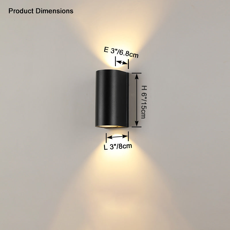 WOMO Outdoor Up Down Wall Light-WM9079