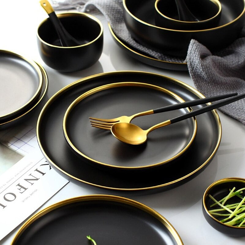 Legacy Black Luxury Dinnerware Set