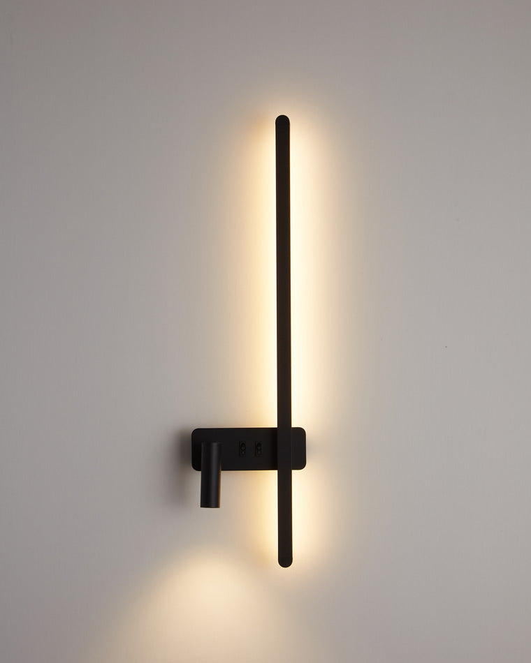 WOMO Switchable Long Linear Wall Sconce with Spotlight-WM6068