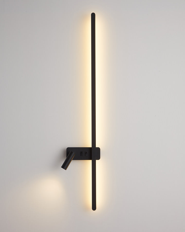 WOMO Switchable Long Linear Wall Sconce with Spotlight-WM6068