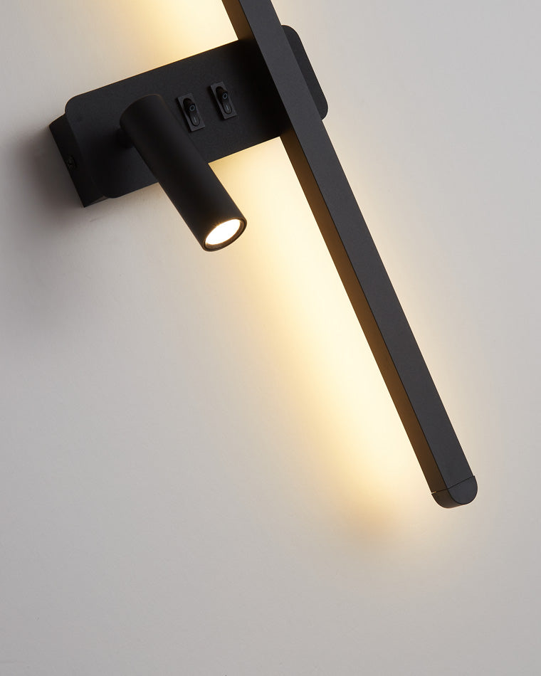 WOMO Switchable Long Linear Wall Sconce with Spotlight-WM6068