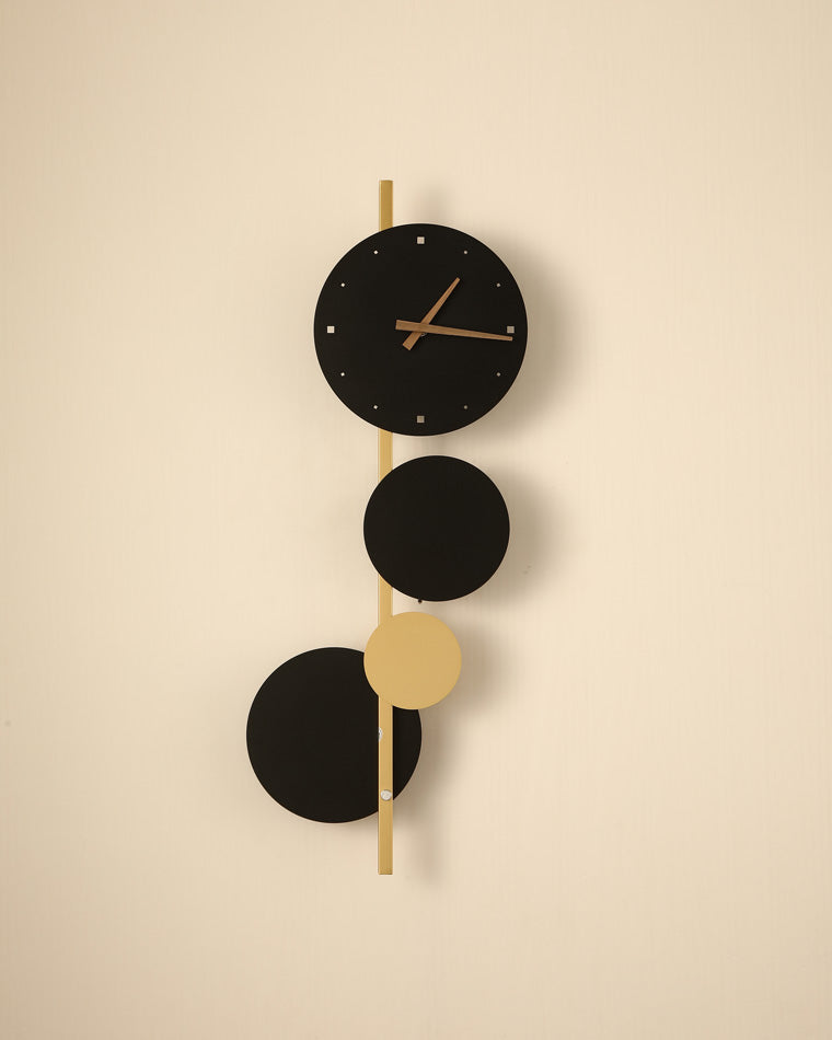 WOMO  Sculptural Wall Clock with Led Light-WM6087
