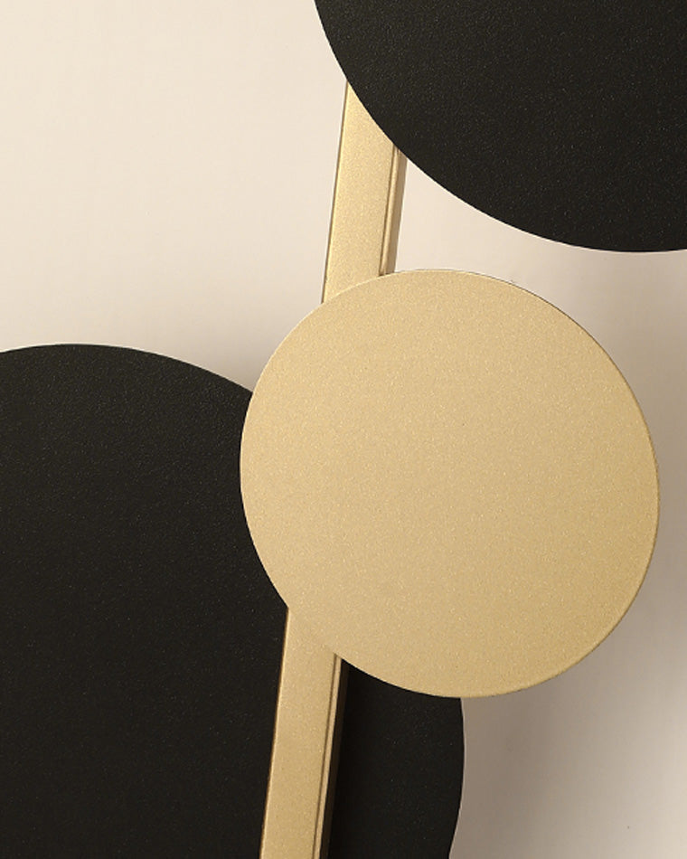 WOMO  Sculptural Wall Clock with Led Light-WM6087