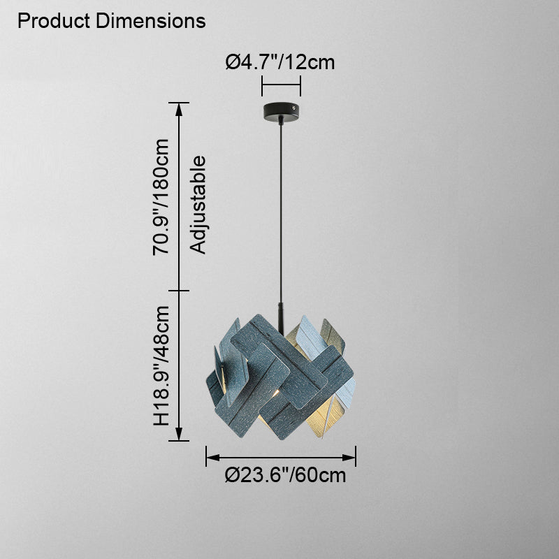 WOMO Sculptural Pendant Light-WM2326